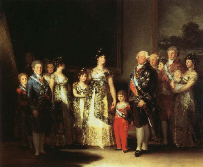 Francisco Goya Portrait of the Family of Charles IV china oil painting image